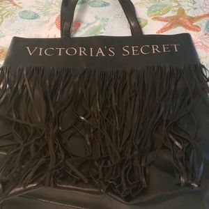 Victoria's secret tassle tote bag